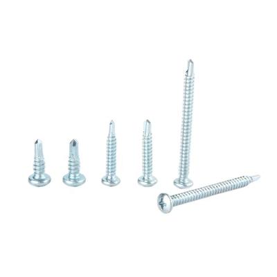 China Manufacturer Price Universal Wholesale High Quality Steel Pan Head Cross Recessed A2 M3 Metal Titanium Self Drilling Screw for sale