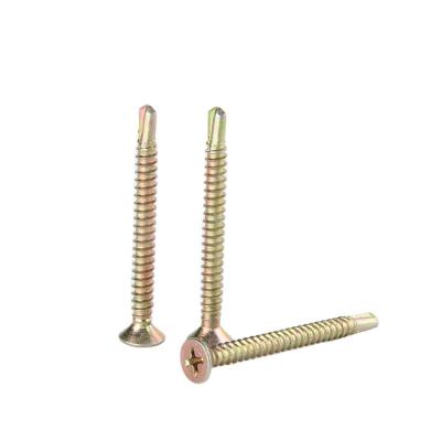 China Flat Product Universal Head Self Drilling Screws GALVANIZED Cadmium Treated Chipboard Drywall Screws for sale