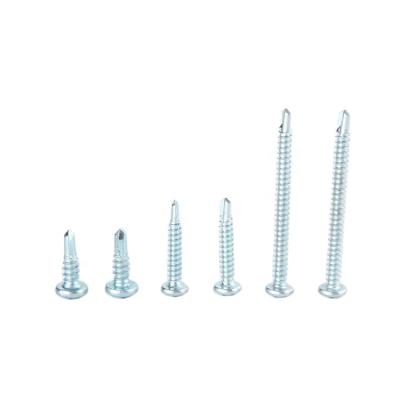 China Universal Drill Shank Series High Quality Steel Screws JINGWEI Pan Head and Drill Shank Self Screw Drilling Series for sale