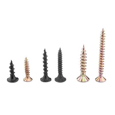 China DIN7505 1022A Universal Brass Plated Chipboard Screw for sale