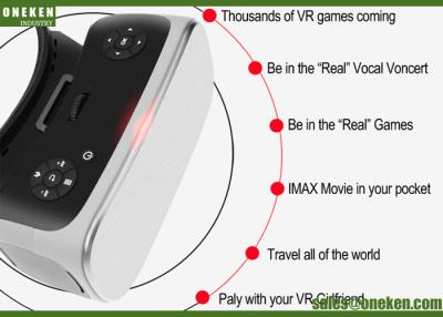 중국 인조 인간 5.0 체계를 가진 1개의 VR 3D 유리 4000mAh 16G 롬에서 새로운 디자인 VR 전부 판매용