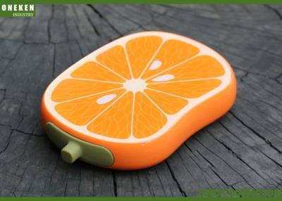 China Orange Shaped Cell Phone Power Bank , Iphone 5s / 6 / 6s Power Bank for sale