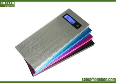 China High Capacity Dermatoglyph LCD Display Power Bank 8000mah with Duble USB Port for sale