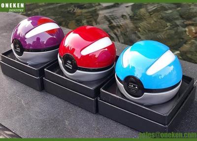 China Magic Ball Pokemon Power Bank / Pokeball Portable Charger With Led Light 10000mAh for sale