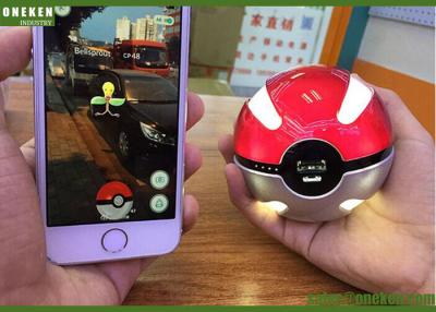 China Magic Ball Li-Polymer Power Bank , LED 10000mah Charger Power Bank Outdoors for sale