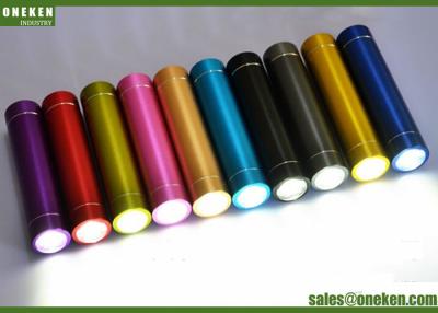 China Tube Flashlight Metal Power Bank High Compatibility For Mobile Device for sale