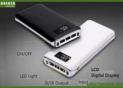 China 8000mah LCD Display Power Bank , Mobile Rechargeable Portable Power Bank for sale