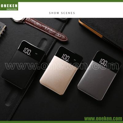 China 10000mAh Power Bank LED Display , Metal Case Power Bank For Mobile Phones for sale