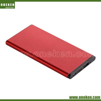 China Ultra dünnes Mobile-externer Batterie Portable der Metallenergie-Bank-2000mAh zu verkaufen