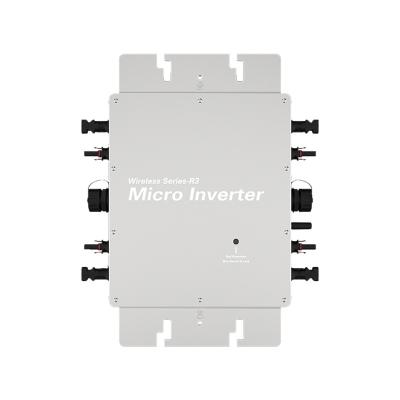 China High performance automatic power point tracking (MPPT) Microinverter 1400w Smart App WIFI Monitoring Grid Tie Ip65 WVC Enphase 1600w Micro Inverter For Solar Panel System for sale