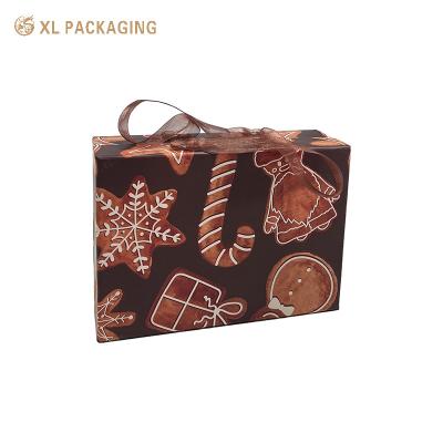 Chine Box cadeau de bijoux cosmétique 157gm Art Paper Box Emballage Boîte de maquillage en carton personnalisé avec poignée à vendre