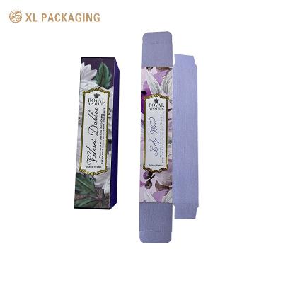 China Customized Logo Foldable Paper Packaging Box For Cosmetics Makeup Skin Care for sale