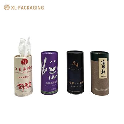 China Disposable Tissue Paper Packaging Box Cylinder Tube Car Tissue For Home Use for sale