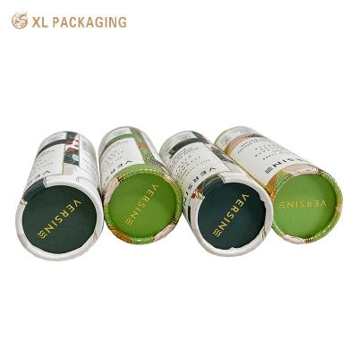 중국 Custom Design Round Paper Tube Packaging Box for Essential Oils and Skincare Products 157gms Art Paper 1.5mm Hard Paperboard 판매용