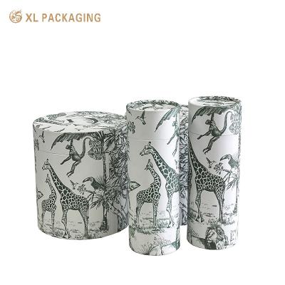 China Custom Kraft Paper Tube Packaging Skincare Round Cardboard Tube Packaging Box for sale