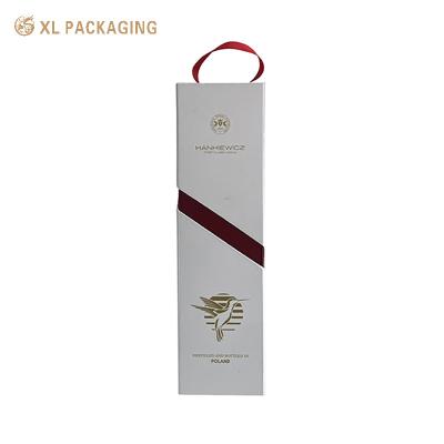 China Cajas plegables de papel de vino personalizadas con tapa de cierre magnético Cajas de embalaje para botellas de vino en venta