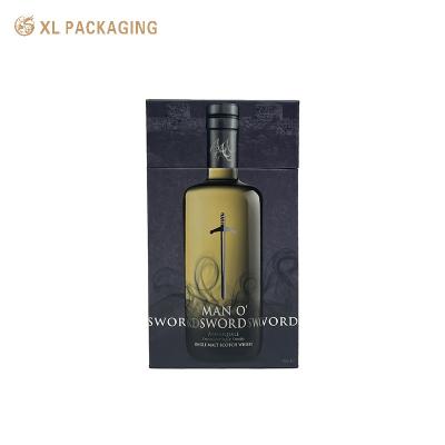 Κίνα OEM Luxury Triangle Shape Cardboard Wine Bottle Box Σκληρό χαρτί συσκευασία δώρων προς πώληση