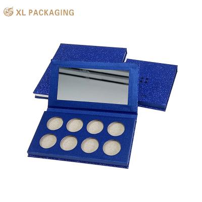 Chine Maquillage boîte d'emballage imprimée sur mesure rectangle palette d'ombres de vue vide à vendre