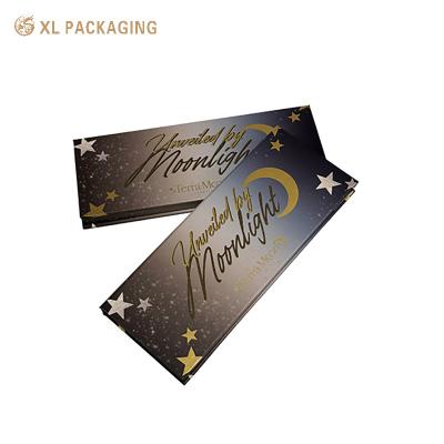 China 12 Color Art Paper Magnetic Cardboard Eyeshadow Palette Packaging Empty Cosmetic Box for sale