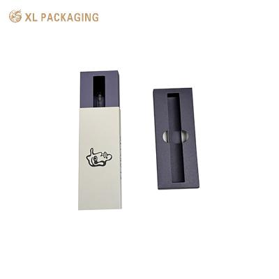 China 50ml 10ml Perfume Packaging Box Recyclable Drawer Kraft Box Cosmetic Drawer Box for sale