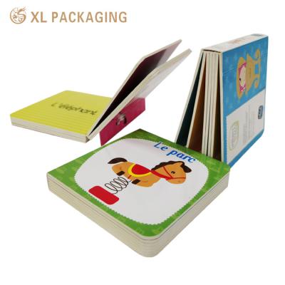 China Un juego de niños libro de inglés 9pcs pequeño libro de papel cognitivo personalizado impreso en venta