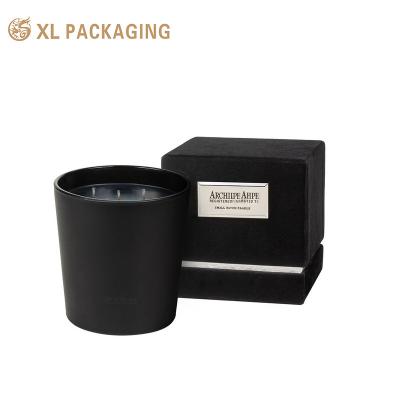 中国 Luxury Lid Candle Box Gift Perfume Craft Special Open Candle Packaging Box With Logo 販売のため