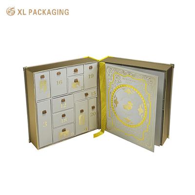 China Double Door OEM 24 Drawer Advent Calendar Box in CMYK Partone Color for sale