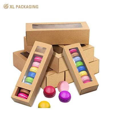 China Luxury Customized Chocolate Cookie Macaron Paper Packaging Box Macaron Storage Gift Box for sale