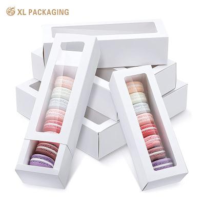 中国 Cake Folding Card Box Chocolate Candy Macaron Drawer Box Cake Card Box With Gift 販売のため