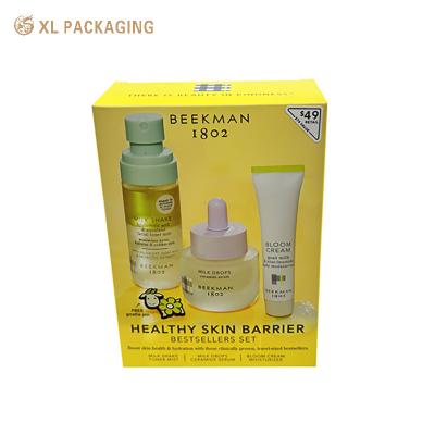 Chine Boîte de soins de la peau personnalisée boîte de carton cosmétique pliable emballage Tuck Top boîte de papier cosmétique imprimée personnalisée emballage à vendre