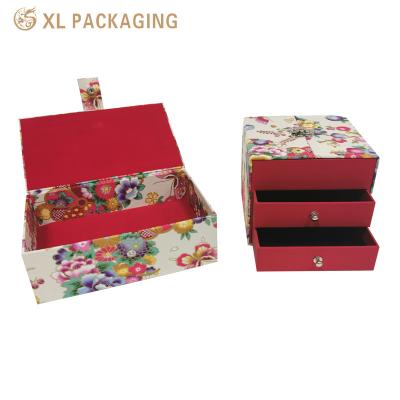 China Caja de cajón de cartón de laminación brillante con impresión de flecha para moda regalo artesanía crema facial para el cuidado de la piel en venta