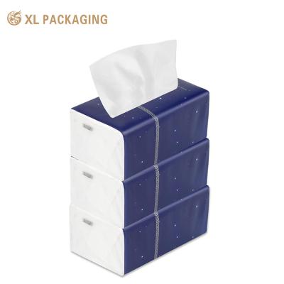 China Customized Logo 3 Ply Soft Paper Handkerchief Box Tissue for Face Cleaning/Home Hotel Restaurant for sale