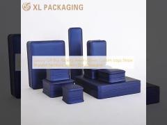 Luxury Gift Box Packing Jewelry Boxes Custom Logo Stripe Bracelet Necklace Jewelry Box Packaging