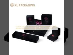 Custom Logo Lint Jewelry Box Packaging Necklace Earring Bracelet Set Jewelry Display Storage Box Jewelry Box