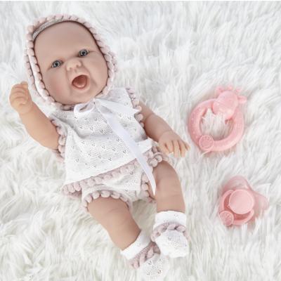 China 10 Inch Cute Lifelike Reborn Baby Dolls Interactive Silicone Newborn Doll for sale