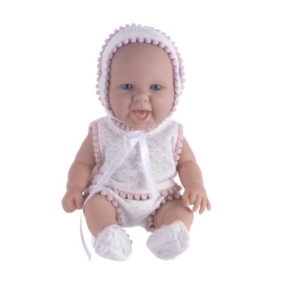 China Real Reborn Interactive Soft Plastic 12-Inch Doll For Girls for sale