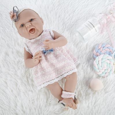 China Interactive baby - 16 inch realistic silicone vinyl newborn baby doll for sale