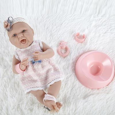 China 2022 hot sale 16 inch silicone kids newborn baby interactive - doll for sale