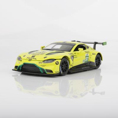 China Diecast Toy Diecast Model Car Aston Martin Racing Alloy Car Model kids pull back Toy Car Wholesale for sale