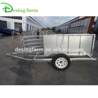 China Durable OEM Factory Galvanized Sheep Panel Semi Trailer for sale