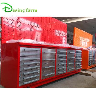 China Strong Heavy Load Workbench Wooden Tool Cabinet With Peg Board for sale