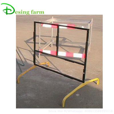 China Metal Traffic Multi-Message Sign Frame Powder Coated Black for sale