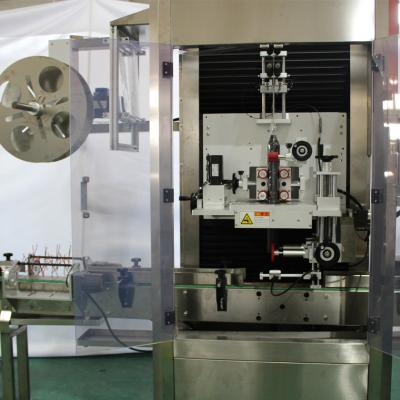 China Food Simple Automatic Shrink Sleeve Labeling Seaming Pet Bottle Shrink Sleeve Label Machine for sale