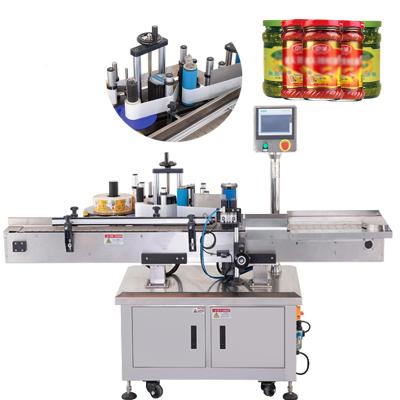 China Food Automatic Label Machine Plastic Bottle Two Side Efficient Sticker Labeling Machine for sale