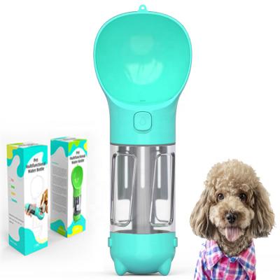 China Amazon Sales Stored Pet Supplies Food Grade Leak Proof Portable Pet Water Bottle 300ML 500ML Portable Plastic Pet Water Bottle for sale