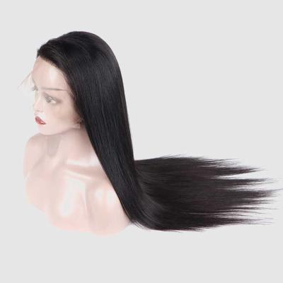 China Natural Transparent Lace Front Human Hair Wigs Virgin Hair Wave 180% Hd Density Raw Indian Full Frontal Wig Wholesale Silky Straight Lace Front Wigs for sale