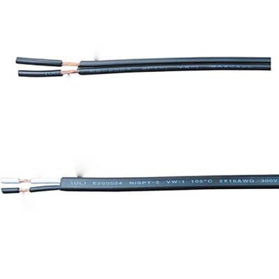 China SPT-1 / SPT-2 / SPT-3 for United States use of household appliances PVC insulated single core AC wire sheathed wire and cable SPT-1 / SPT-2 / SPT-3 for sale