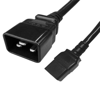 China Consumer Electronics USA IEC 60320 C20 Fused C19 Plug To 3-Pin Connector AC Power Cord AC Plug Wire Cord Connector for sale