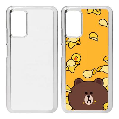 China Anti-drop Prosub PC 2D Sublimation Masks Aluminum Plate Phone Covers Blank Sublimation Cell Phone Case For Redmi Note 9 (4G) for sale