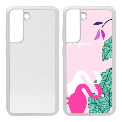 China Prosub Sublimation Phone Case Heat Transfer Cell Phone Cover Blank Diy Cell Phone Cover Blank Anti-fall 2D TPU+PC Case For Samsung S21FE for sale